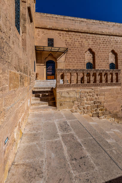 Artuklu, Mardin / Turkey June 10, 2018. Deyrulzafaran Monastery and Syriac Orthodox Patriarchat ( Deyrul Zafaran Manastiri ) in Mardin. stock photo