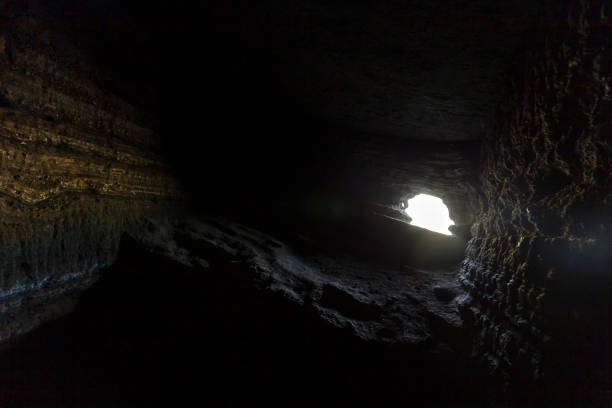 istock Inside a cave in North Head Devonport, New Zealand. 1212854765