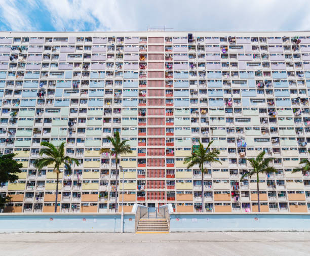 istock Public Estate in Hong Kong 1212855547