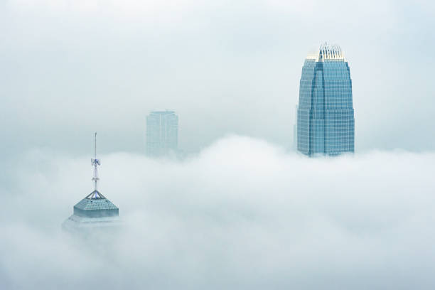 istock Foggy city 1212855645