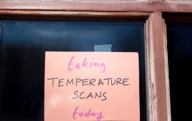istock Handwritten Sign on Bar Window: 