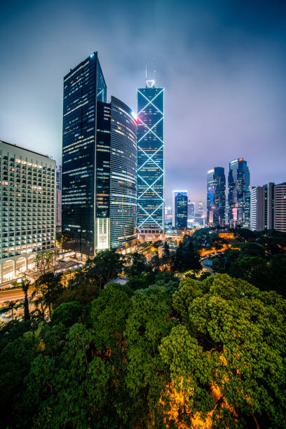 istock Hong Kong Night scape 1212863326