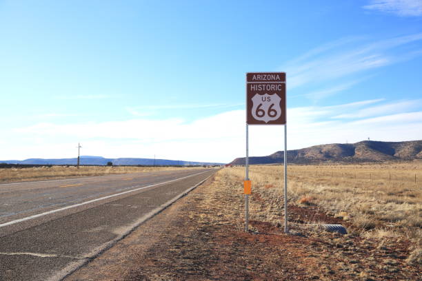 istock Historic Route 66 sign, Arizona-USA 1212865408