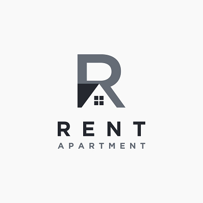 R letter for rent property vector