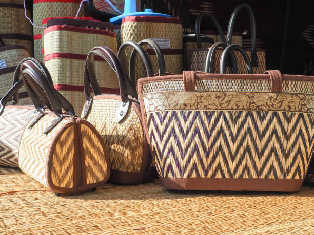 istock Thai reed bag product 1212880389