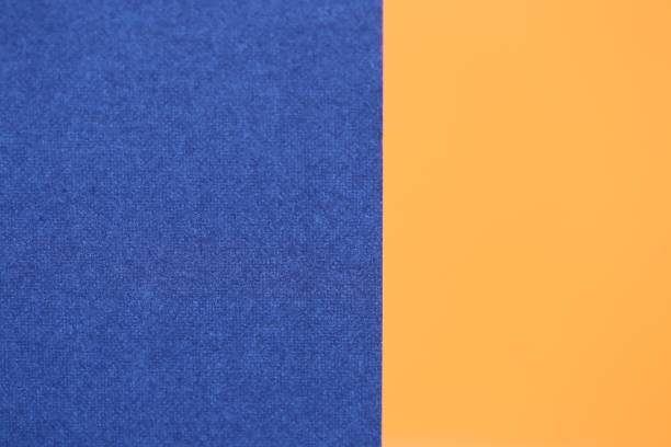 istock Orange blue geometric background.Abstract background in contrasting colors. 1212883288