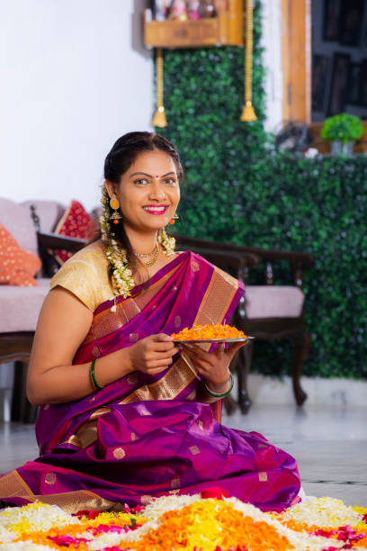South Indian Woman with classic look stock photo South Indian, Traditional, Lifestyle, House, Modern, Indian Culture, south indian lady stock pictures, royalty-free photos & images