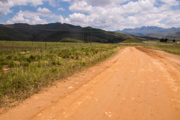 istock Dirt Road Leading into the Mountains 1212890094