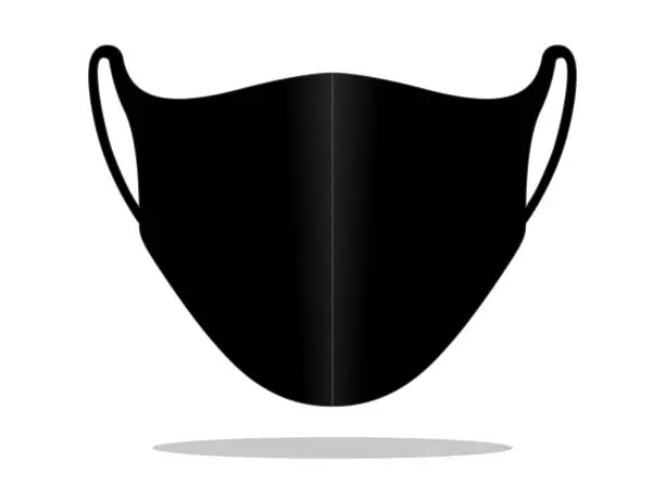 Vector illustration of Anti-Dust Face Mask Vector For Template.