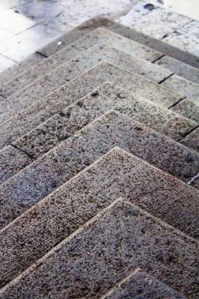 istock texture of gray steps at an angle and downhill 1212896159