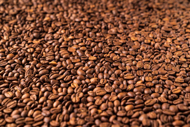 istock Close-up of roasted coffee beans 1212900343