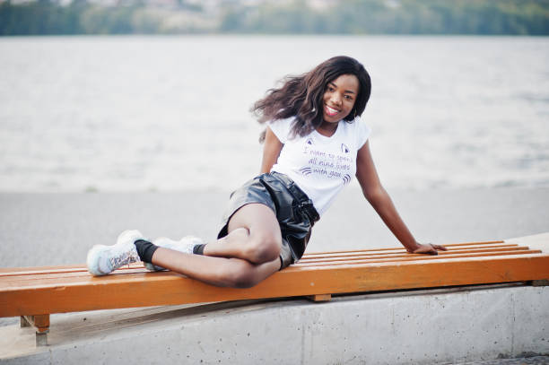 istock African american dark skinned slim model 1212901601