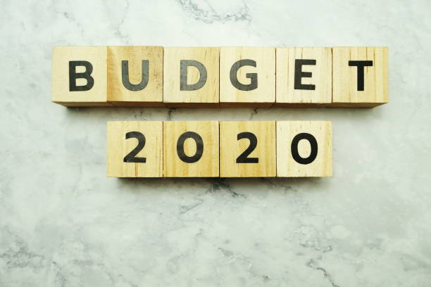 istock Budget 2020 alphabet letters on marble background 1212908854