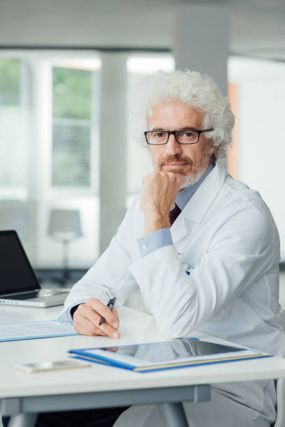 istock Confident doctor portrait 1212910635