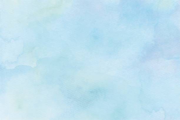 istock Abstract background with a blue watercolor painted texture 1212912190