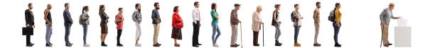 istock People waiting in line to vote at election 1212915285