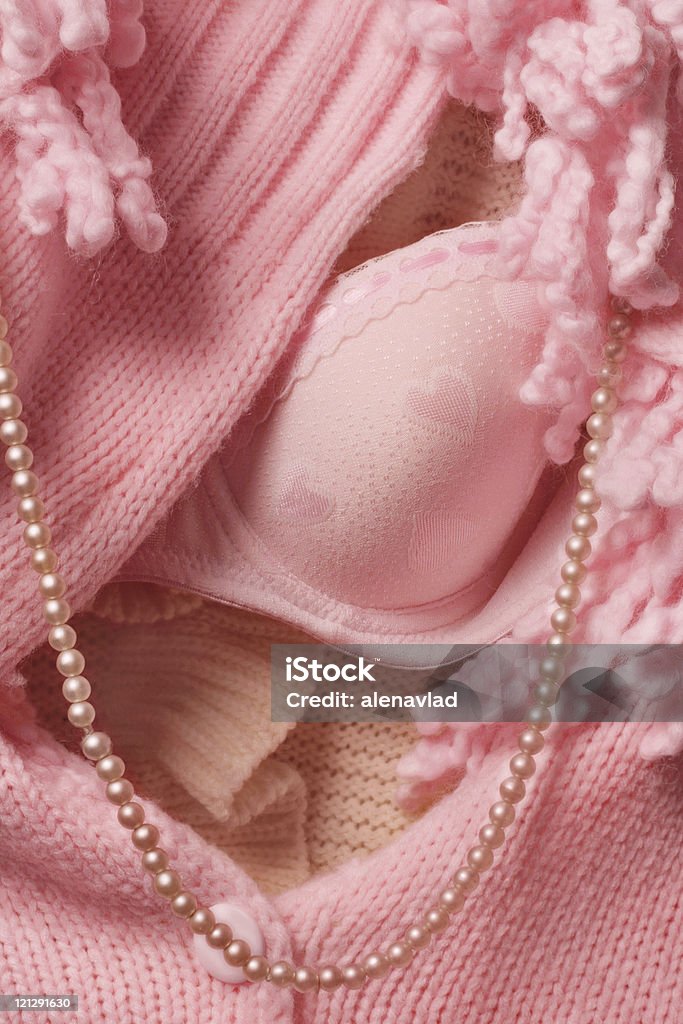 Donna vestiti di rosa - Foto stock royalty-free di Abbigliamento
