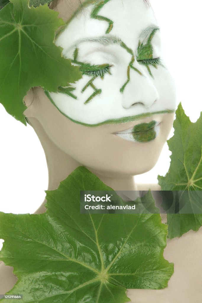 Green plant cosmetics skincare  Adult Stock Photo