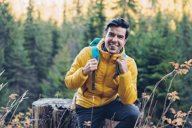 istock Portrait of a smiling hiker 1212916803