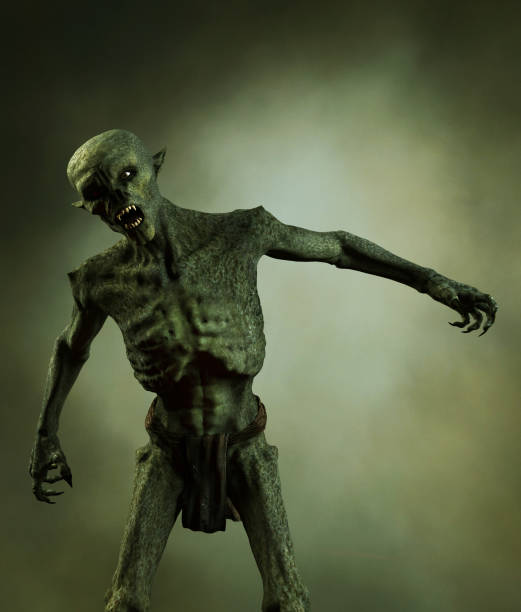 goblin fantasy folklore creatures,3d rendering - vengeful imagens e fotografias de stock