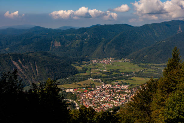 istock Top view of Tolmin, Slovenia 1212919600