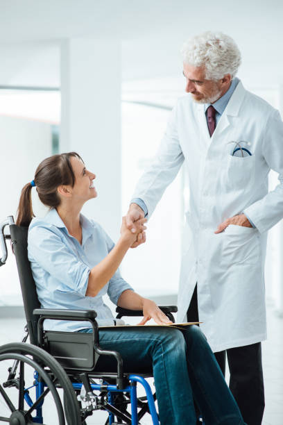 istock Doctor meeting his new patient 1212922509