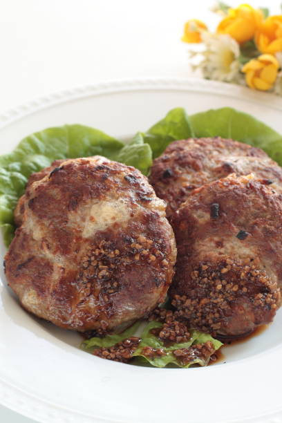 istock homemade hamburger patty and sauce 1212922654