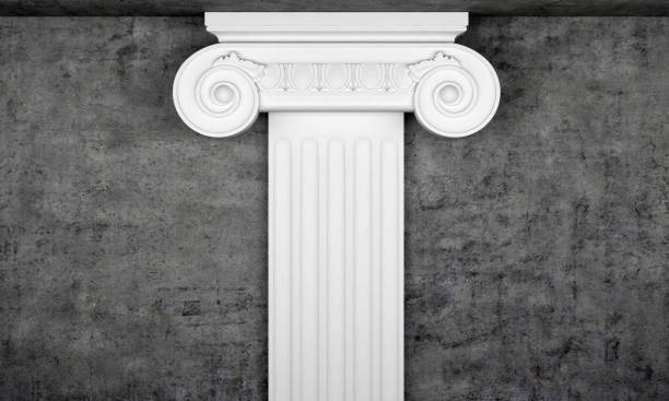 istock top of an antique column ere concrete wall 1212923840