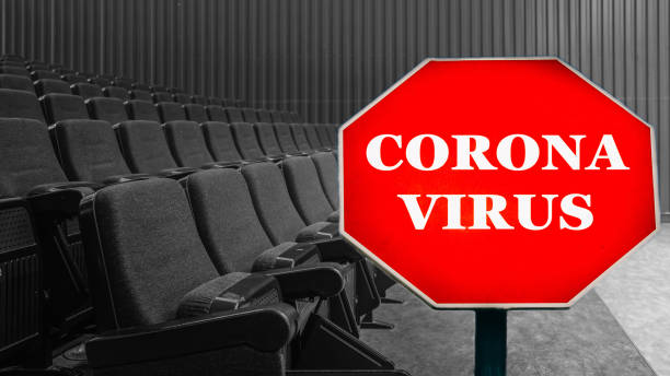 cine vacío o sala de conciertos debido al brote de virus coronavirus covid-19 - west end fotografías e imágenes de stock