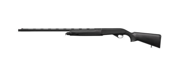 istock modern semi-automatic hunting rifle isolated on white 1212925573
