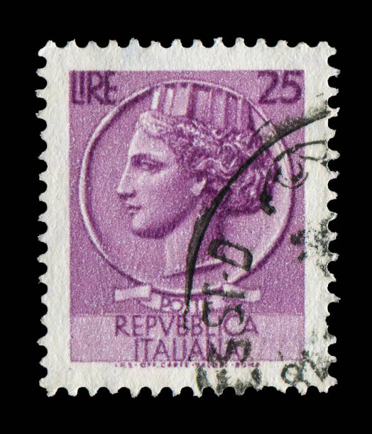 istock Italy Stamp: shows portrait of Italia turrita. 1212926852
