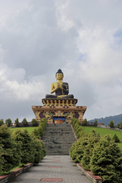 istock Buddha statue at Tathagata Tsal Buddha Park in ravangla 1212928739