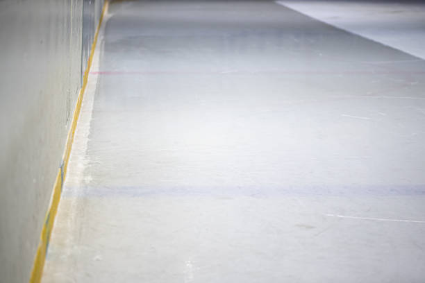 istock Hockey stadium before the game 1212931101