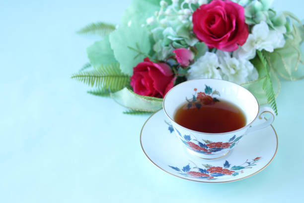 tea and red roses tea and red roses
(red rose swag) tea party horizontal nobody indoors stock pictures, royalty-free photos & images