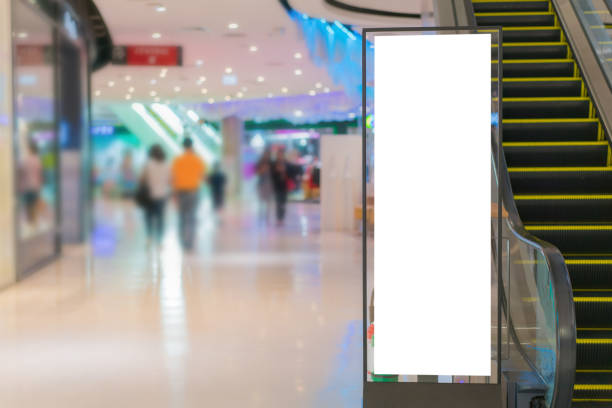 istock billboard or advertising poster with empty copy space at Department store 1212932061