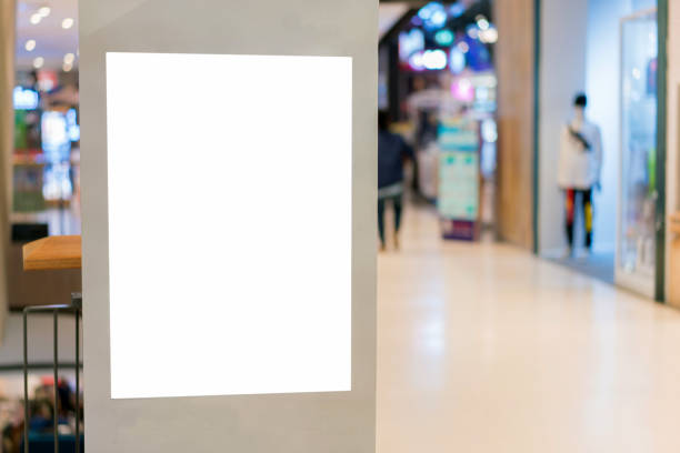 istock billboard or advertising poster with empty copy space at Department store 1212932066