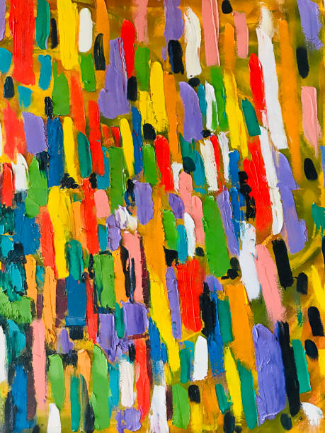 istock Outstanding and attractive multicolored acrylic paintbrush. 1212936488