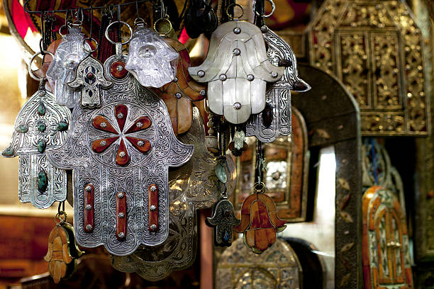 istock Moroccan Khamsa hamsa Hands of Fatima Good Luck 121294012