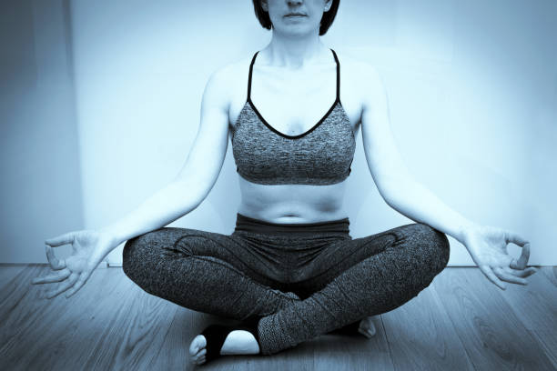 istock Womans hands practicing yoga and meditation positions.Mudras. 1212942136