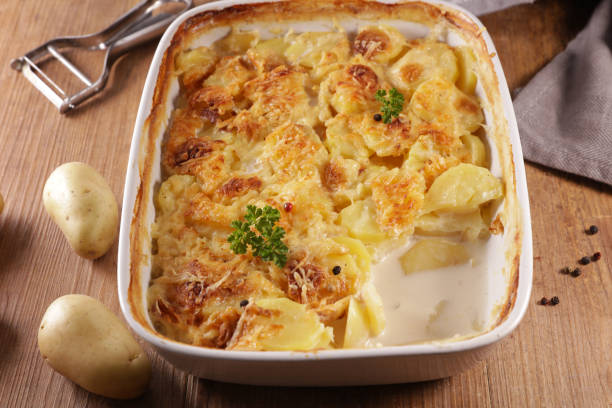 istock potato casserole with cream and cheese 1212944888
