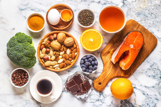 Best foods to boost your brain and memory Best foods to boost your brain and memory, top view. food recall stock pictures, royalty-free photos & images