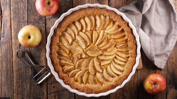 istock homemade apple pie on wood background 1212944996