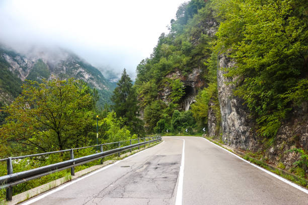 istock Mountain road in Belluno province. 1212955004