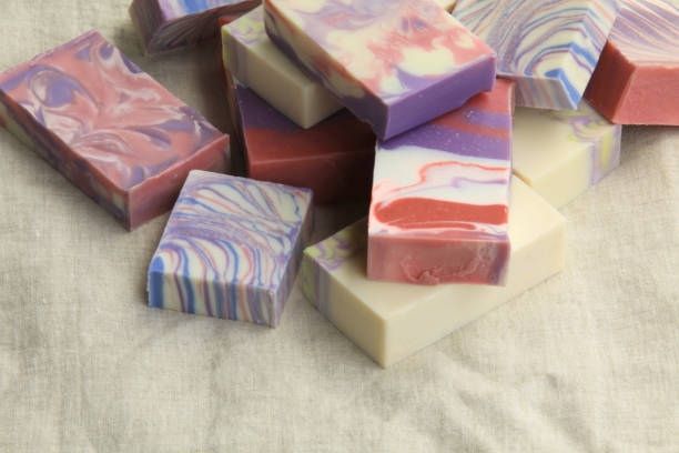 istock A variety of handmade soap in various designs on display 1212957930