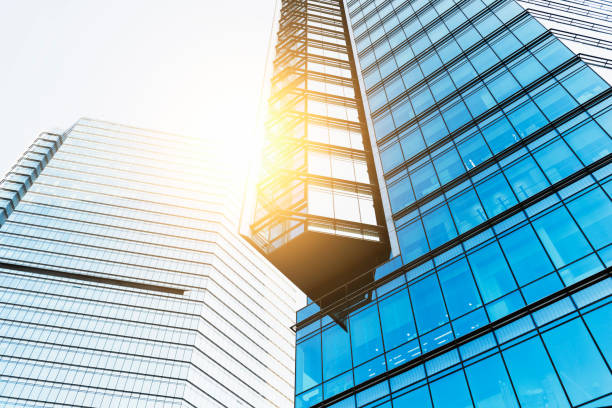 istock low angle view of skyscrapers in Shenzhen,China. 1212960412