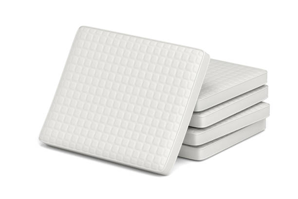istock Group of comfortable mattresses 1212961411