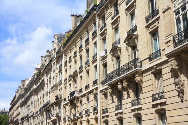 istock Paris apartment buildings 1212962786