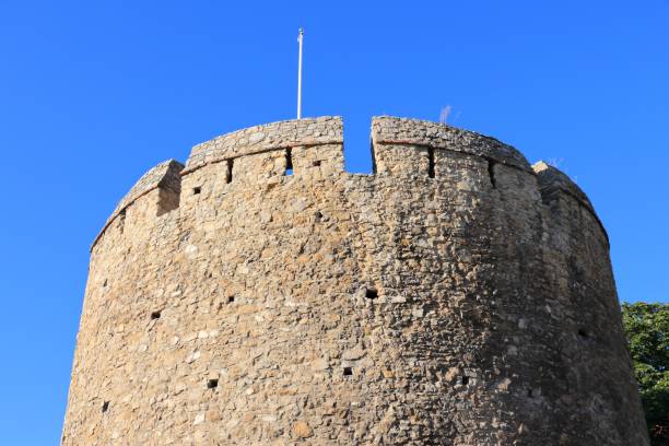 istock Pecs city walls, Hungary 1212966131