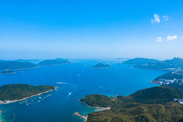 istock Motorboat moving toward in sea 1212977816