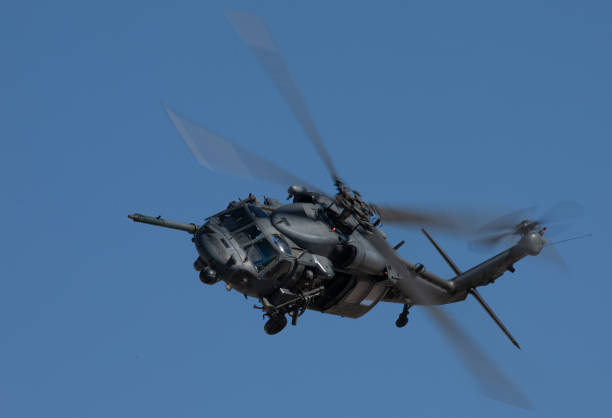 istock UH-60 Black Hawk Black Hawk helicopter in flight 1212978569